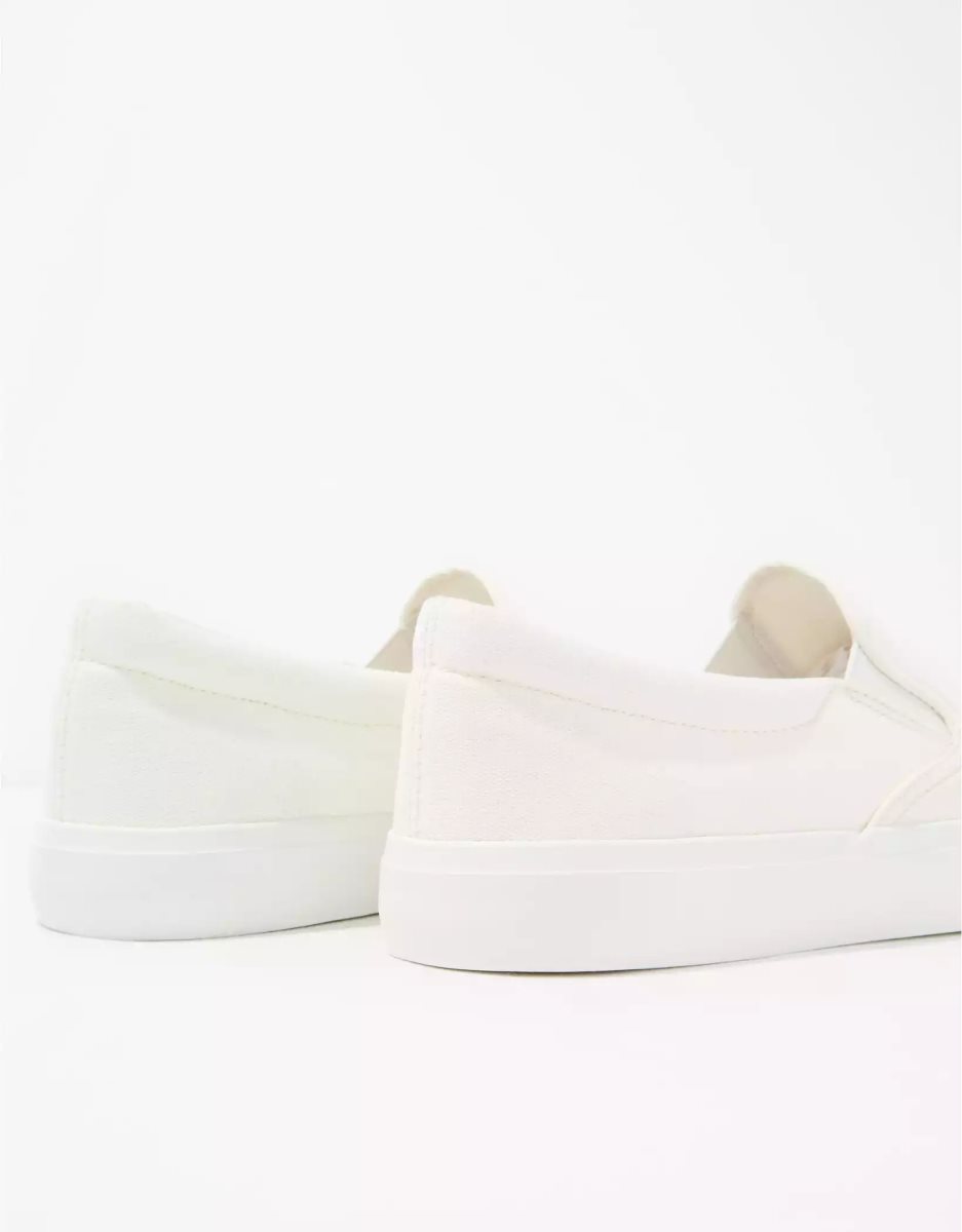 Baskets American Eagle AE Tela Slip-On Blanche Homme | DWZ-07568135